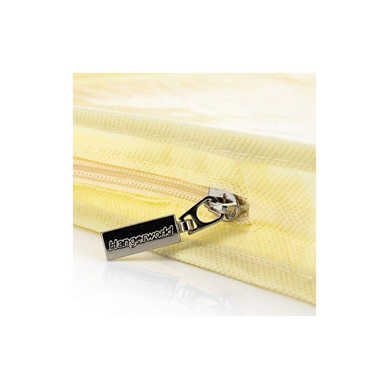 HANGERWORLD 5 Cream Breathable Cashmere Jumper Clothing Storage Pouch Bag