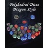 ODINROLL Polyhedral Dice Set, Complete Sets with 1 Pouch for