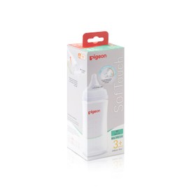 Pigeon SofTouch III Baby Bottle for 3+ Months Babies, BPA & BPS-Free, 240ml, PP, 1 Pack