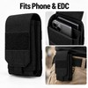 Double Phone MOLLE Pouch Nylon Belt Waist Bag for EDC