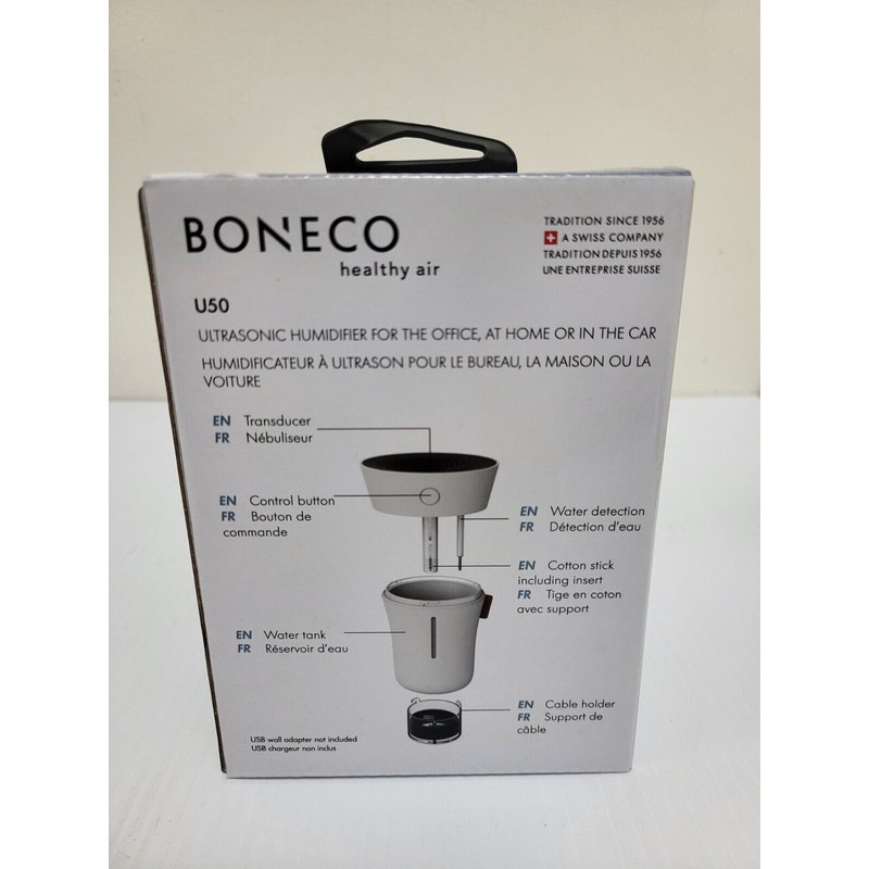 BONECO - U50 Personal Ultrasonic Humidifier with LED Lights -