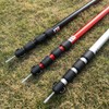 Telescoping Tarp Poles Adjustable Camping Tent Poles Portable Lightweight Aluminum