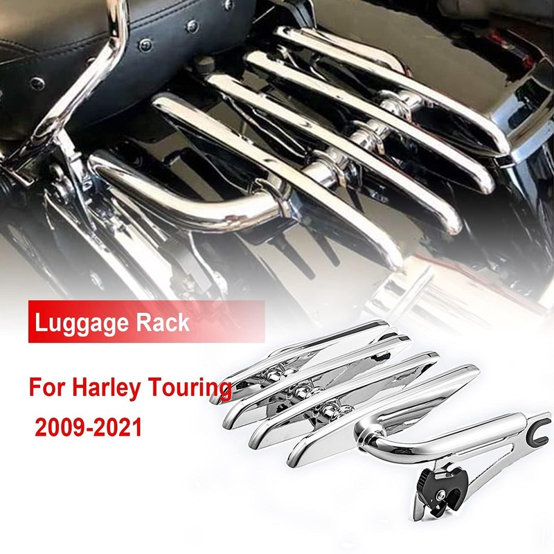 Dasen Stealth Luggage Rack Detachable Compatible with Harley Touring Road