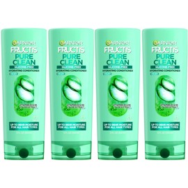 Garnier Fructis Silicone-Free Pure Clean Hydrating Conditioner 12oz - Pack of 4