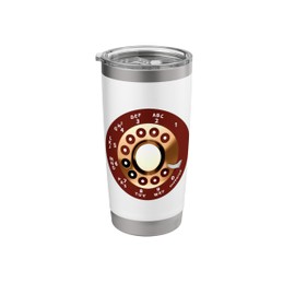 Vintage Rotary Dial Phone Classic Stainless Steel Insulated Tumbler