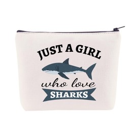 Degpum Shark Gifts for Girls Makeup Bag Items for Lovers Merchandise for Adults Gifts for Lovers Adults Themed Gifts for Women Shark Gifts for Women, Multicolor, Fashion