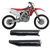 2Pcs Front Fork Tube Cover Glossy Black for CRF250R CRF250X