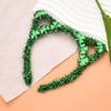 Kefley St Patrick's Day Clover Shamrock Headband Green Cat Ear