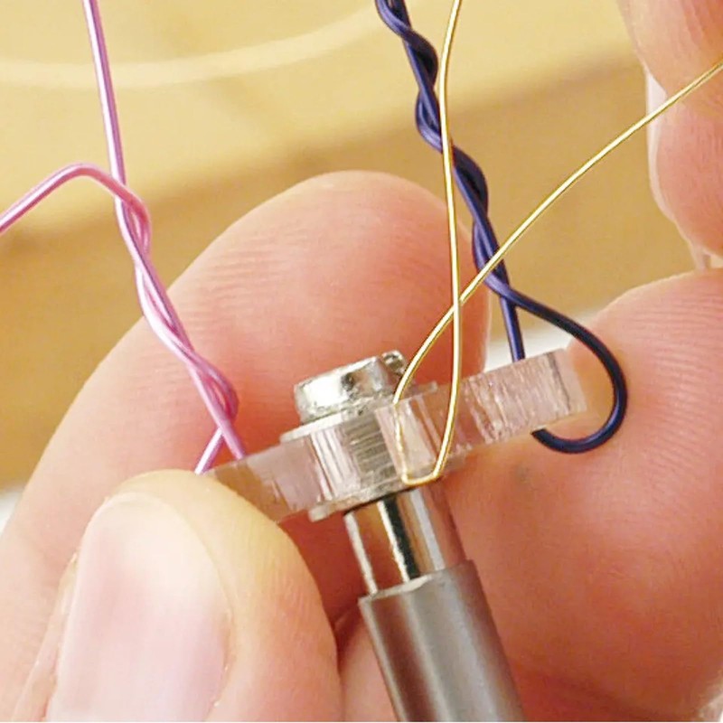 Zeizafa Convenient Handle Tool Wire Twisters Wire Weaving Tool Jewelry