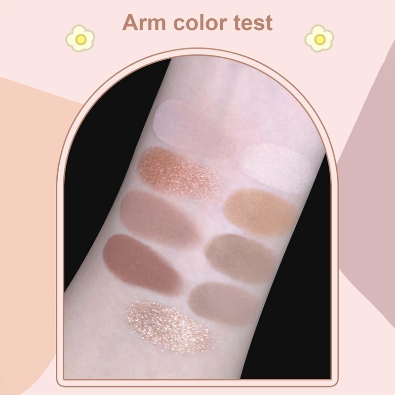 Eyeshadow Palette: Professional Makeup Palette with 9 Shades, Natural Eyeshadow