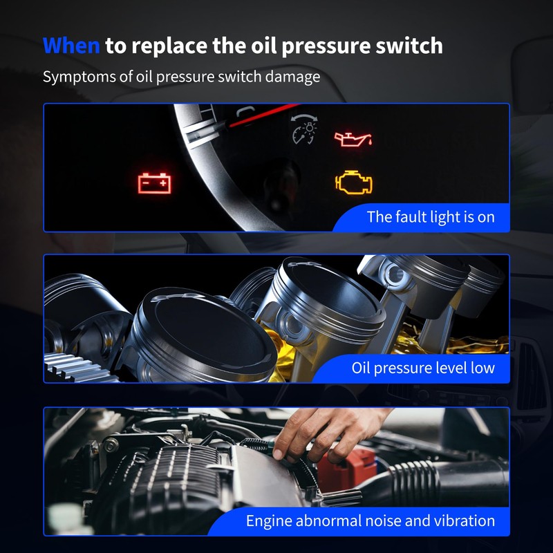 OXCANO Engine Oil Pressure Switch Sensor Compatible with Subaru Outback