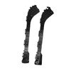 1 Pair Rear Bumper Bracket 5257647020 Shockproof Black Left and