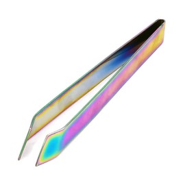 Slant Fish-Bone Tweezers with Wide Tip (Multicolored)