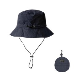 CCAIPU Mens Womens Waterproof Bucket Hat,Ladies Rain Hats Summer Beach Fishing Cap UPF 50+ Sun Hat Adjustable Packable Windproof (UK, Alpha, One Size, Navy Blue) (UK, Alpha, One Size, Navy Blue)