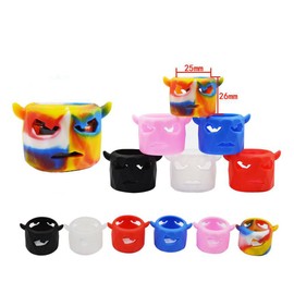 6pcs Thicker and Taller and Elastic Tearproof Silicone Rubber bands Protector inner 25mm for 25mm-30mm Pen Rod, Grips, and Lab Glass Tube,26650 Battery and Similar Size Breakable Items(25mm x 26.5mm x 2.3mm x 6pcs)