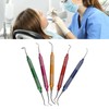 5Pcs Dental Gracey Curettes Curette Hand Scaler Universal Surgical Instrument
