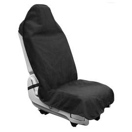 NOVAPT Waterproof Sweating Car Seat Cover for Post Gym Workout, Running, Swimming, Beach and Hiking, Universal Fit Non-Slip Bucket Seat Protector for Cars SUV Trucks (Black)