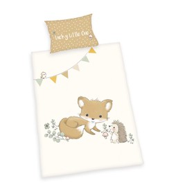 Herding Baby Best Bedding Set, Cotton, Brown, 40 x 60 cm, 100 x 135 cm
