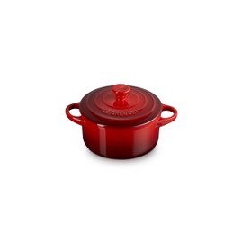 Le Creuset Stoneware Mini Round Cocotte, 24 oz., Cerise