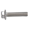 20Pcs M10x1.5 Screw Bolts A2‑70 Stainless Steel Flanged Hex Head
