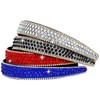 Wecoe 4 Pack Rhinestone Headbands Women Girls Fashion Glitter Sparkly