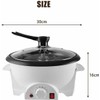 ele ELEOPTION 110V 1200W Upgrade Coffee Bean Roaster Machine Household