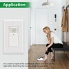 Wengart PIR Motion Sensor Light Switch BAG-001,120VAC Single Pole,180° Sensor