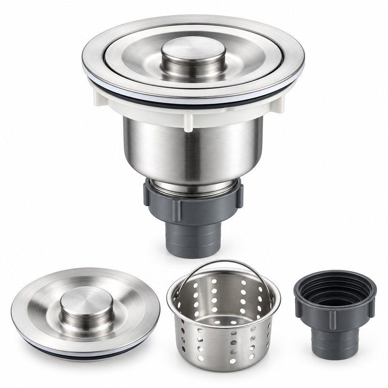 Stainless Steel Kitchen Sink Drain Strainer for Food Waste –