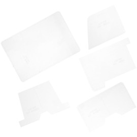 Operitacx Passport Holder Pattern Template Reusable Acrylic Stencil Kit for Leather Craft