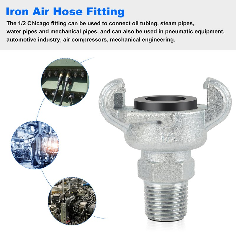 1/2 Air Hose Fitting FOR Chicago Air Fitting, 1/2 NPT
