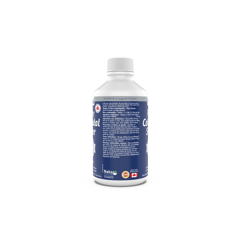 Naka Platinum Naka Platinum Pure Colloidal Silver 10 Ppm 20%