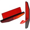 Evermotor Motorcycle Reflector with 150° Angle - E4 Certified, Aluminum