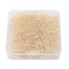 100 Pcs Paper Clip Gold Cute Lemon Shaped Bookmark Clips