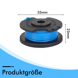 Eyoloty Thread Spool RAC125 5132002434 Suitable for Ryobi 18V ONE RLT1830H13 RLT1825Li and OLT1831S Grass Trimmer, Replacement Thread Spool 3.3 m Length Diameter 1.6 mm (6 Spools)