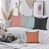 Trade AM Ox Bay Orange Solid Organic Cotton Pillow Cover