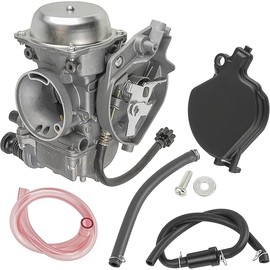 Caltric Carburetor Compatible with Kawasaki Prairie 400 Kvf400 Kvf 400 2X4 4X4 1999-2002