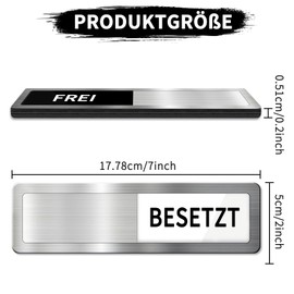 Magnets for Free/Occupied Signs Sliding Signs, Occupied Toilet Sign, Free Occupied Sign Slider, Toilet Sign for Waiting Rooms, Meeting Rooms, Room Status Room Sign, Generic