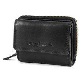 bruno banani Lavato Wallet Zip with Flap Black, black, Modern