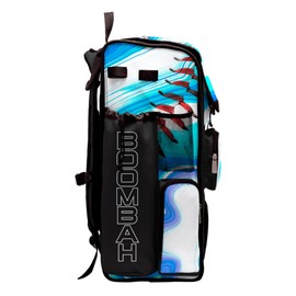 Boombah Superpack Bat Bag - Backpack Version (no wheels) - Holds 4 Bats - Baseball Focus White/Black/Red