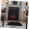 IWOWHERO Fireproof Fireplace Mat Durable Half Floor Protector for Indoor