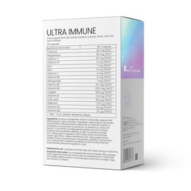 VPLAB Ultra Immune - Immune Supplement 17 Vitamins and Minerals Calcium, Iron and Zinc with an Effective Blend of Probiotics and Prebiotics