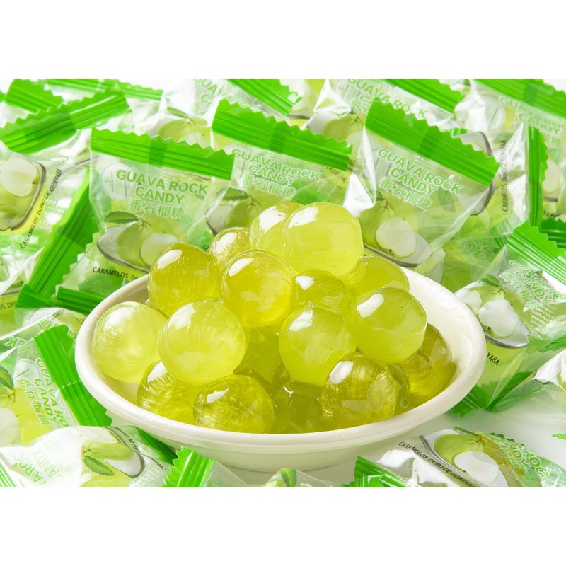 GT Guava Rock Candy, 4.23 Ounces Bags, 6-Pack