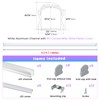 Muzata 6Pack 3.3FT/1M Excellent Spotless LED Channel LED Strip Diffuser