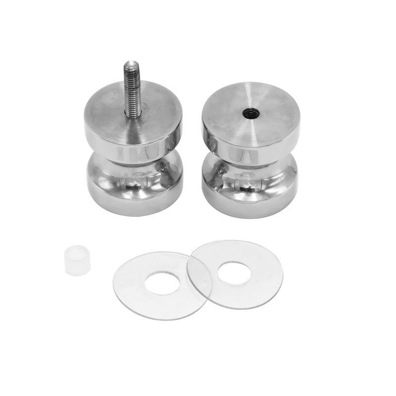 CKB Shower Glass Door Knob, Double Sided Pull Handle for