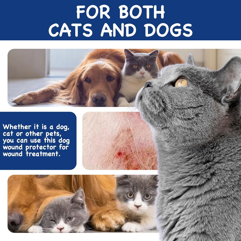 XdealCozyxc 2 Pcs Pet Wound Care Gel, Dog Leg Wound