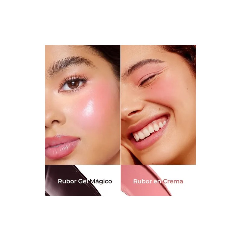 Rubor 3 En 1 Labios Mejillas Ojos Natural Glow Maquillaje