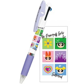Kami 304734 [Made in Japan] [Powerpuff Girls] Jetstream 3 Color Ballpoint Pen [SHINE SO BRIGHT] [Powerpuff ] [Anime] [American Characters] [Ballpoint Pens] [Writing Instruments] [Stationery] [School]