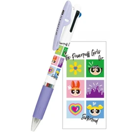 Kami 304734 [Made in Japan] [Powerpuff Girls] Jetstream 3 Color Ballpoint Pen [SHINE SO BRIGHT] [Powerpuff ] [Anime] [American Characters] [Ballpoint Pens] [Writing Instruments] [Stationery] [School]