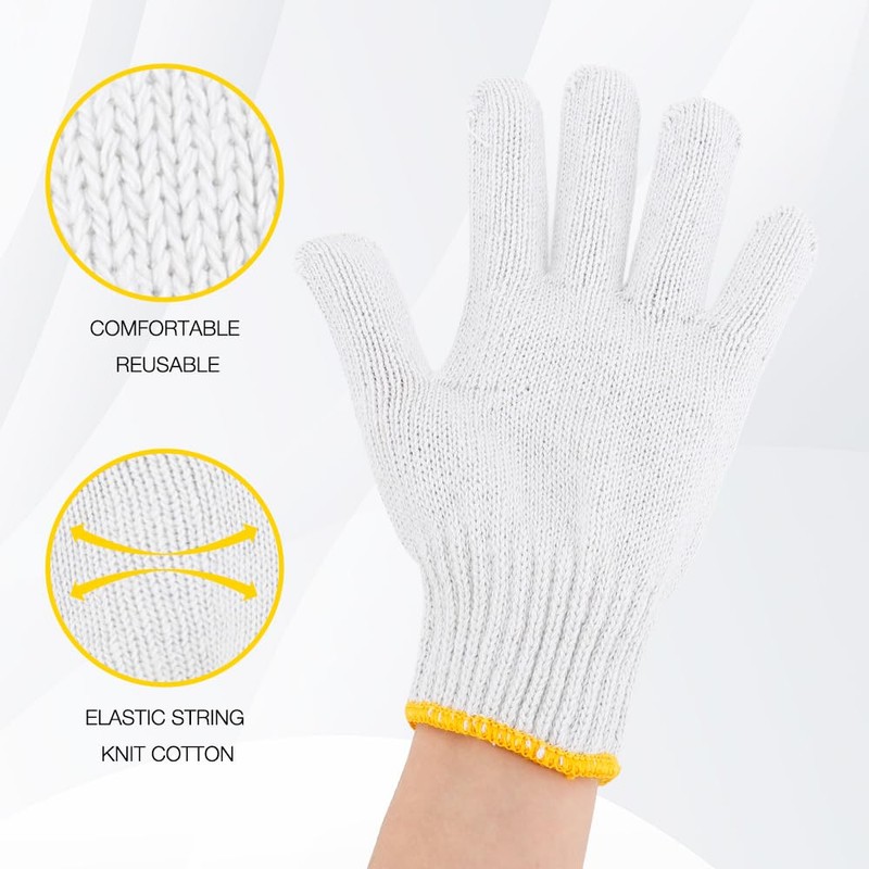 Cotton Work Gloves Safety Protection Work Gloves