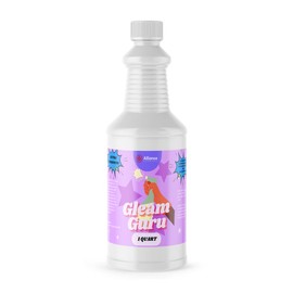 Ultra Strength Gleam Guru - Ammonia-Enhanced - 1 Quart Bottle (32 fl oz) - Cleaning Solution for Superior Shine and Deep Clean